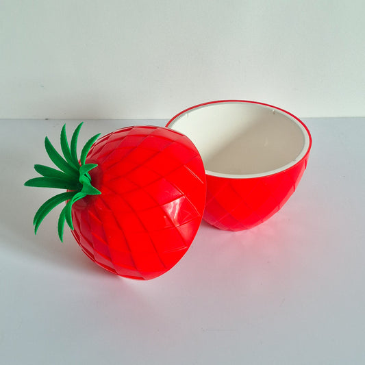 Ananas à glaçons rouge vintage