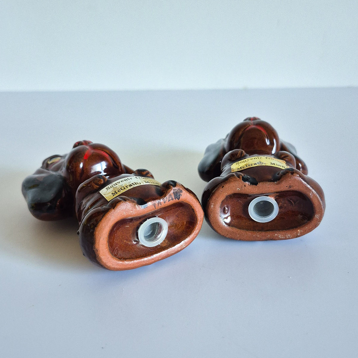 Duo Salière Poivrière vintage Chien Japan