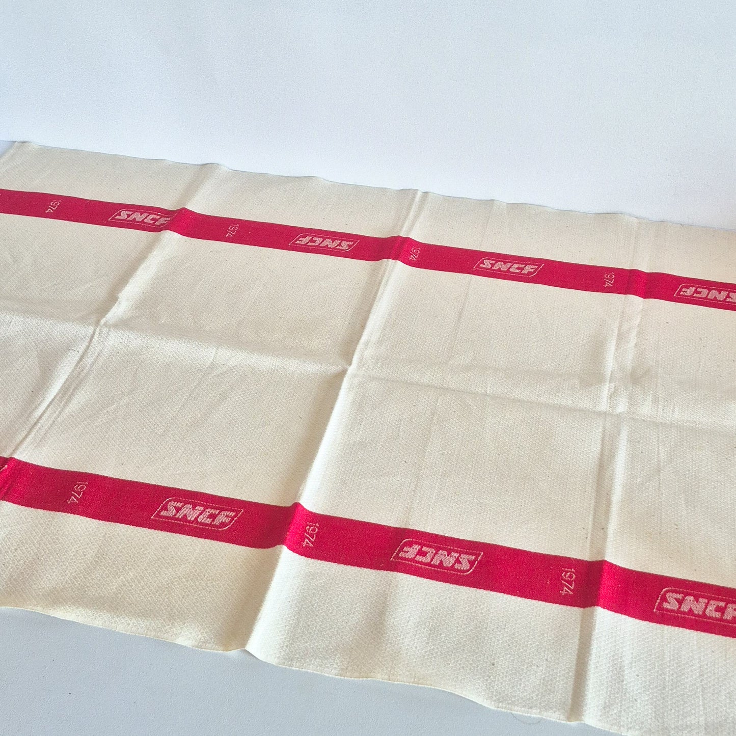 Torchon XXL SNCF 1974 vintage