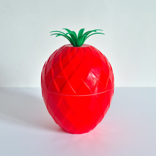 Ananas à glaçons rouge vintage