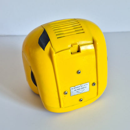 Radio Réveil Japy jaune vintage
