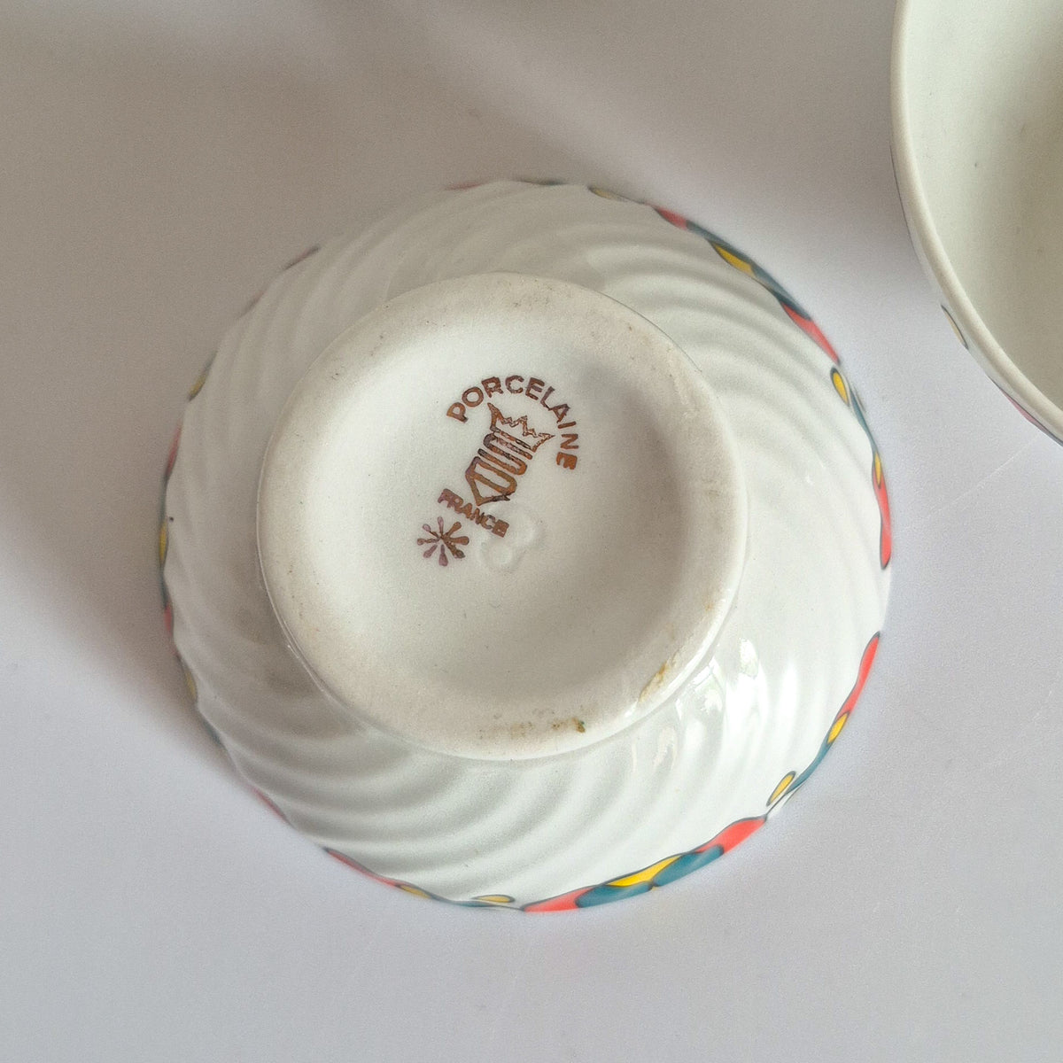 Lot de 3 mini bols porcelaine vintage