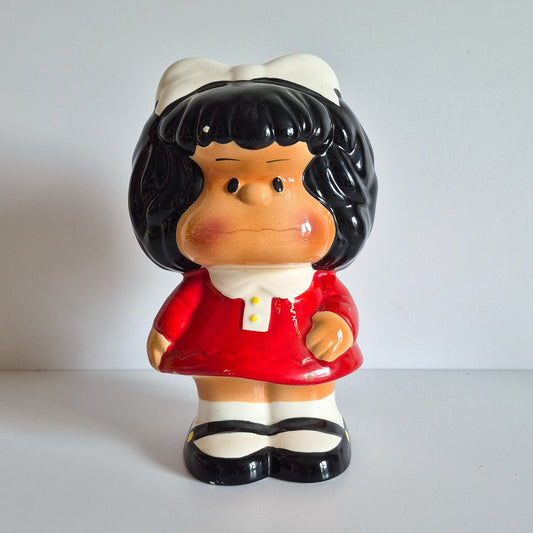 Tirelire en céramique Mafalda 35cm vintage