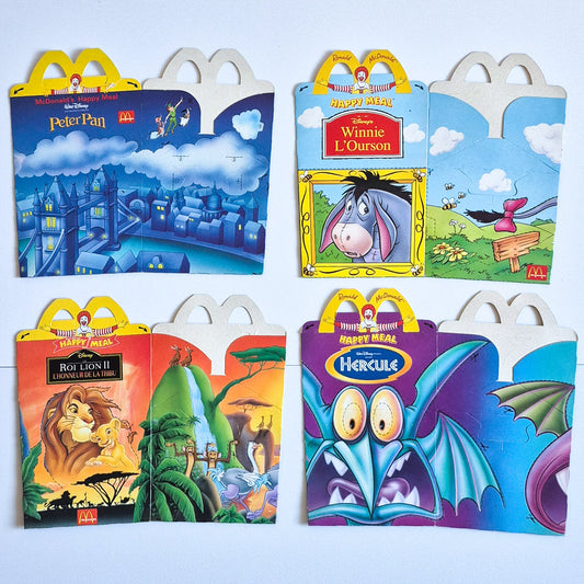 Boite Happy Meal Mc Donald’s Vintage - Modèle au choix