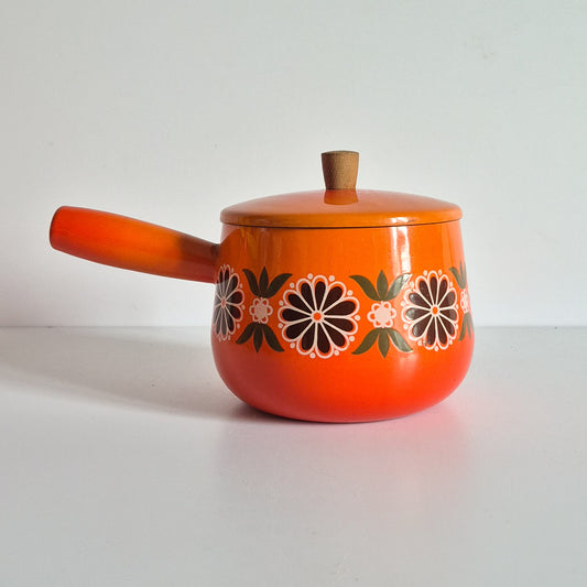 Caquelon flower power vintage
