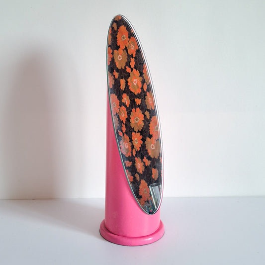 Miroir de table Lipstick rose vintage