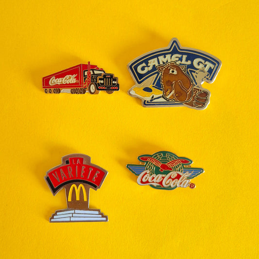 Pin's publicitaire vintage- au choix