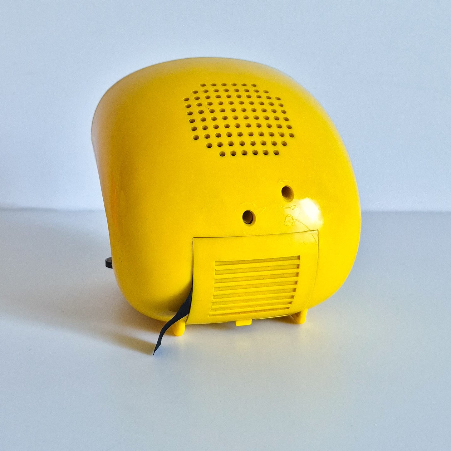 Radio Réveil Japy jaune vintage