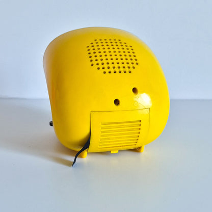 Radio Réveil Japy jaune vintage