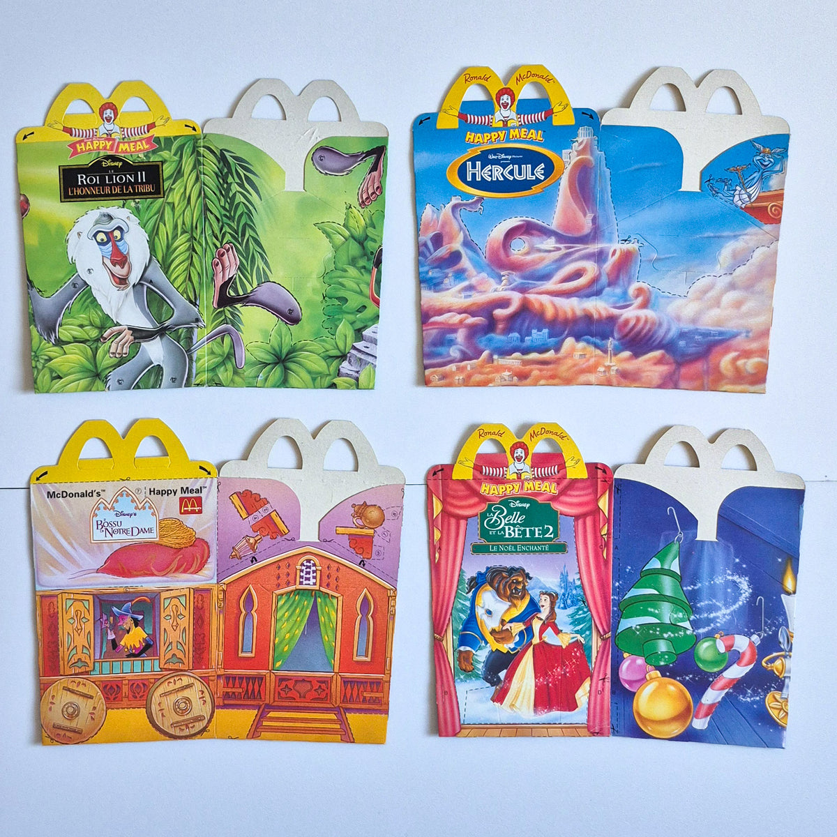 Boite Happy Meal McDonald's vintage - Modèle au choix
