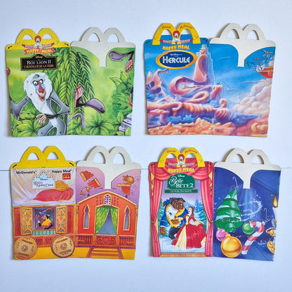 Boite Happy Meal McDonald's vintage - Modèle au choix
