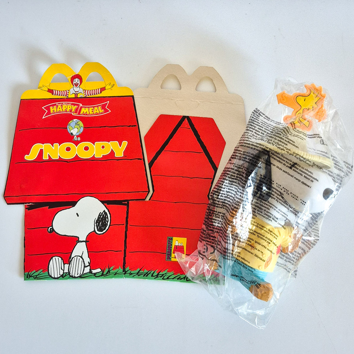 Boite et Jouet Snoopy x Mc Donald’s Vintage