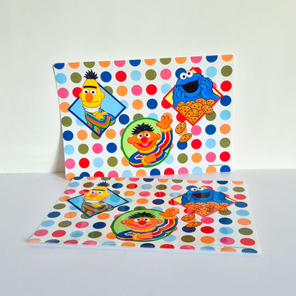 Lot de 2 set de table Sésame Street