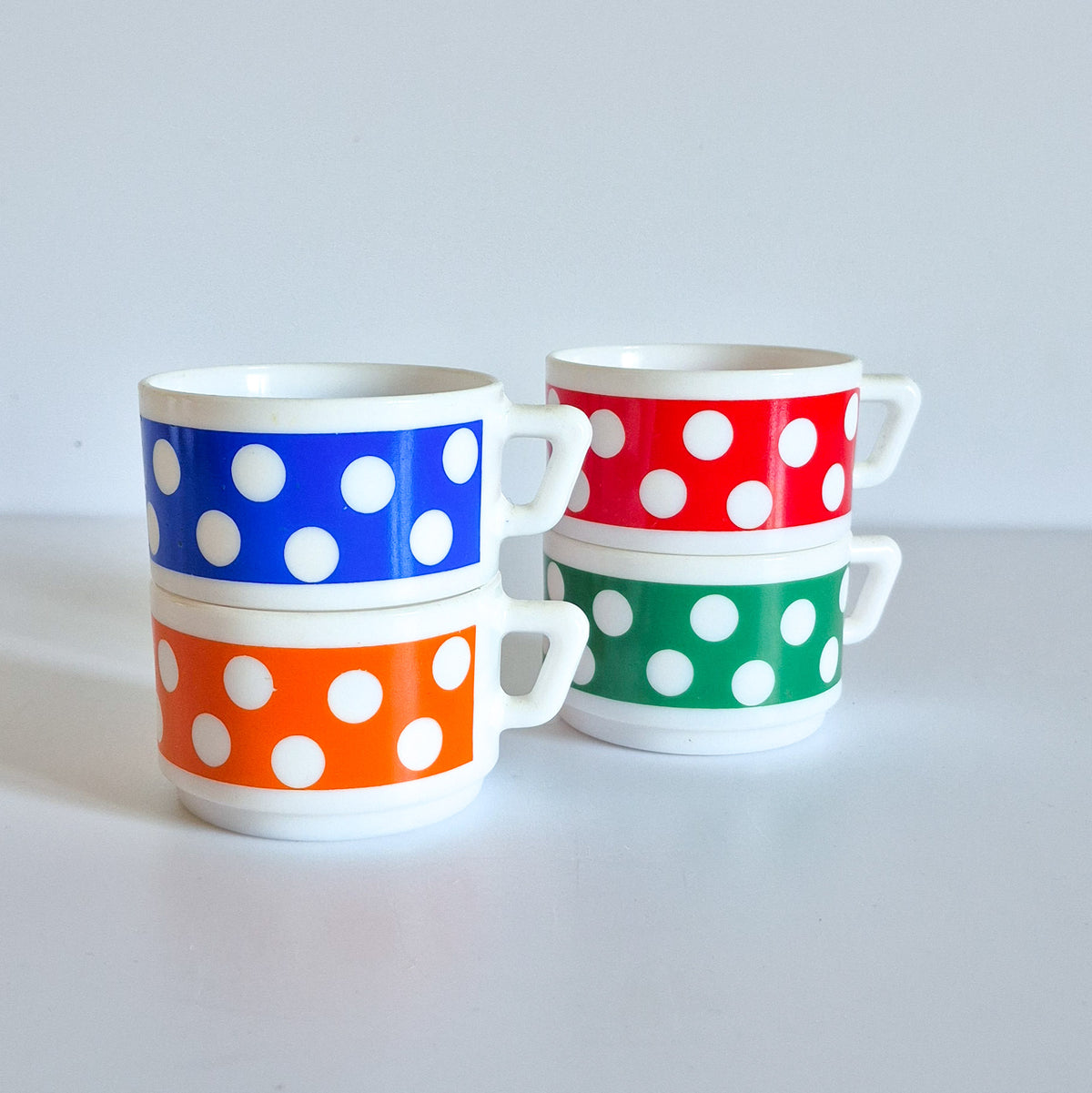 Ensemble de 4 tasses Arcopal Polka