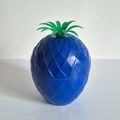 Ananas à glaçons bleu vintage