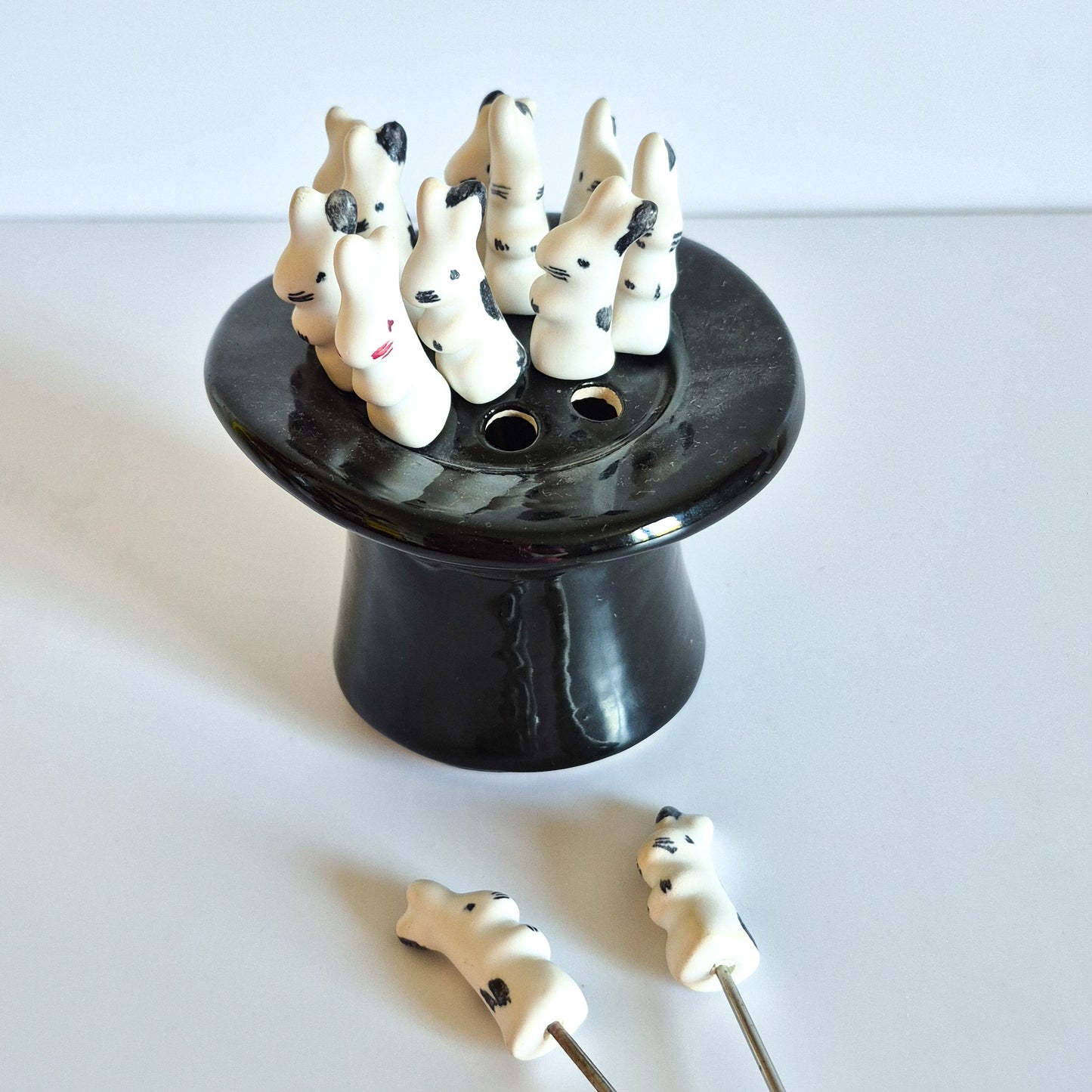 Set Pique Apéro Céramique Chapeau Magicien