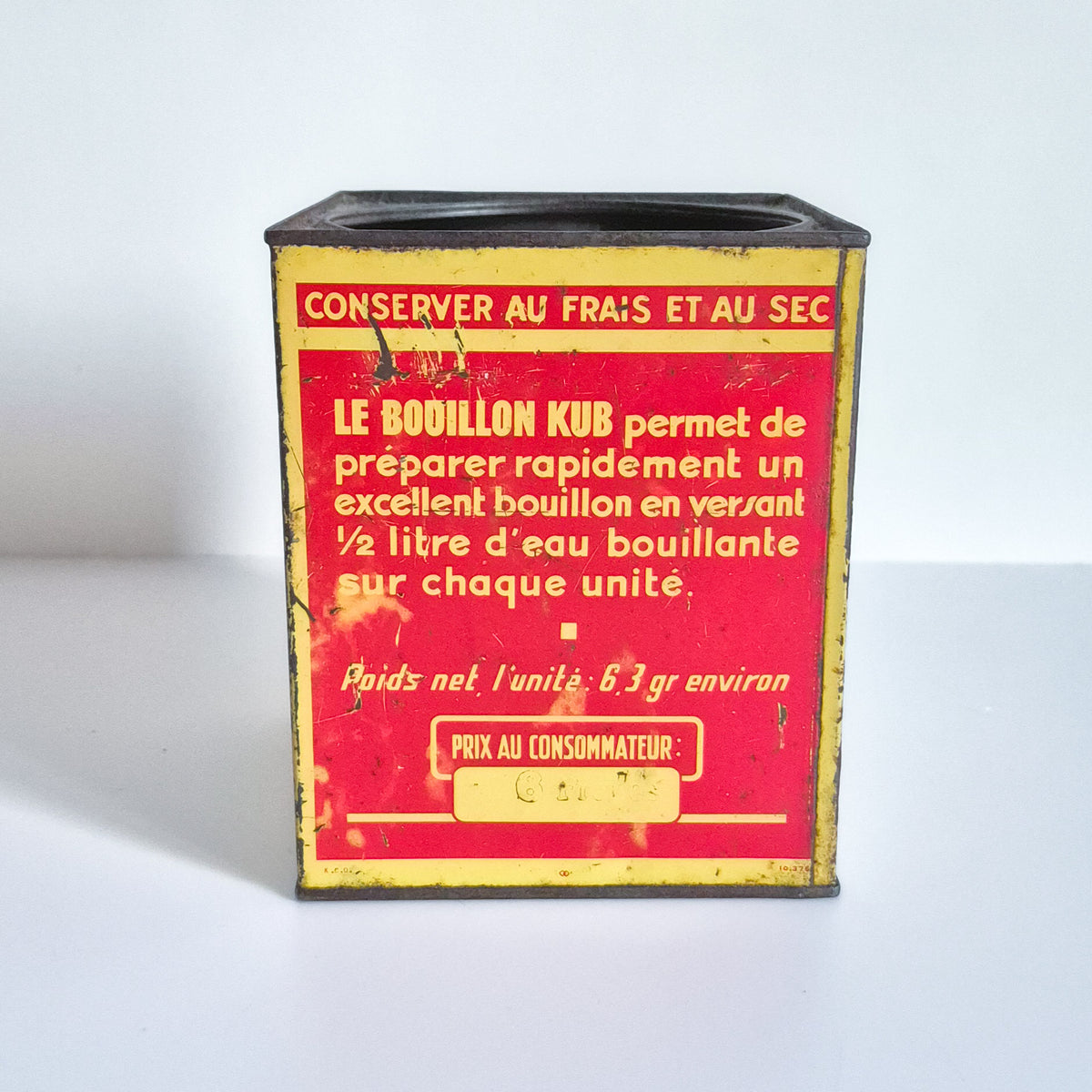 Ancienne boite Bouillon Kub