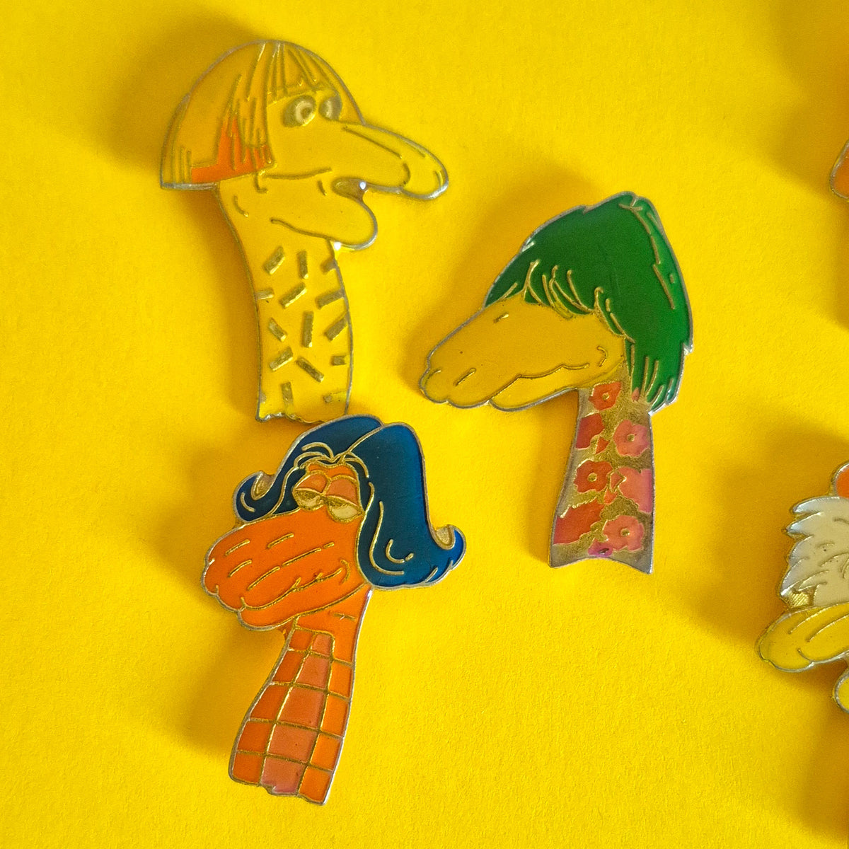 Lot pin's publicitaire Krema vintage