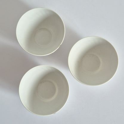 Lot de 3 mini bols porcelaine vintage