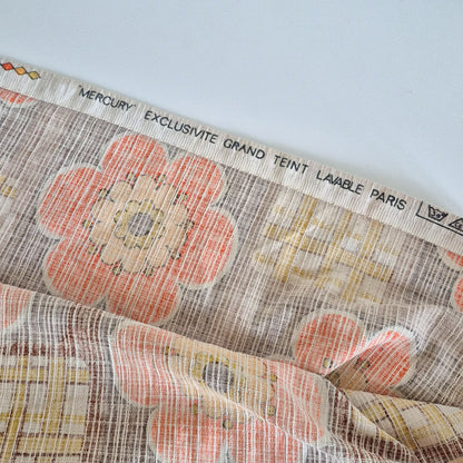 Coupon de tissus vintage 130 x 140cm