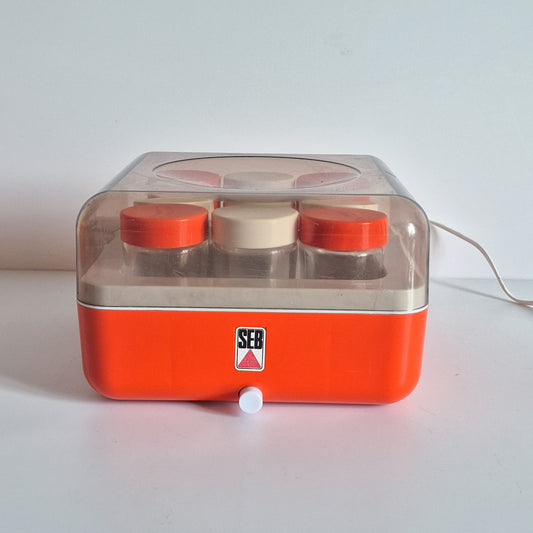 Yaourtière Seb orange vintage