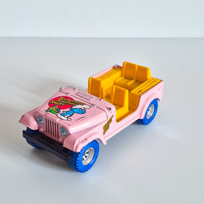 Voiture Jeep schtroumpfs vintage