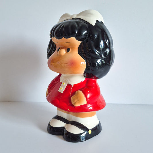 Tirelire en céramique Mafalda 35cm vintage