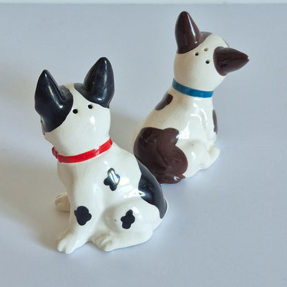 Set Salière Poivrière céramique chien