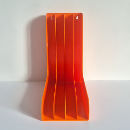 Range vinyles 33T orange vintage