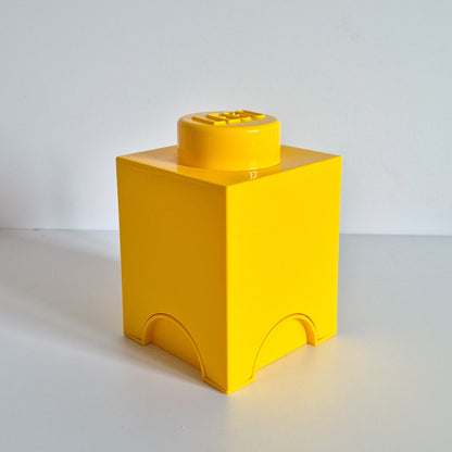 Boite de rangement Lego jaune