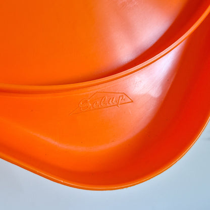 Tabouret Orange Selap vintage