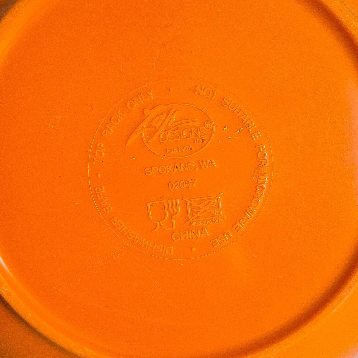 Saladier orange ZAK Design