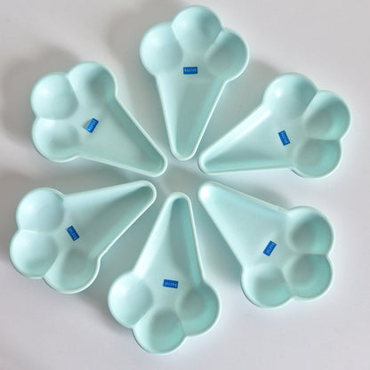 Coupelle glace bleue Koziol W.Germany vintage