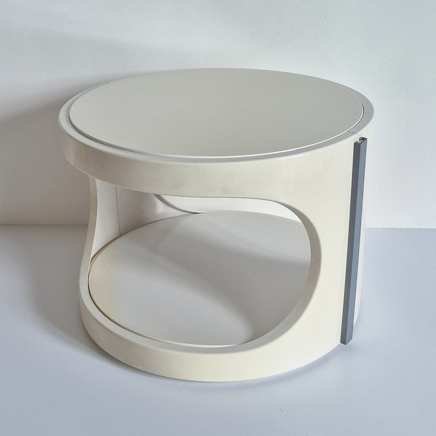 Chevet plastique blanc Prisunic 70s
