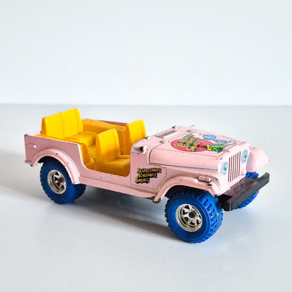 Voiture Jeep schtroumpfs vintage