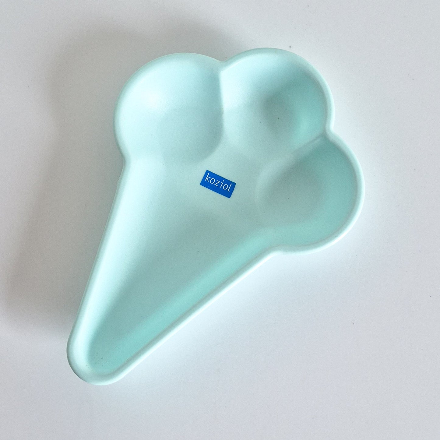 Coupelle glace bleue Koziol W.Germany vintage