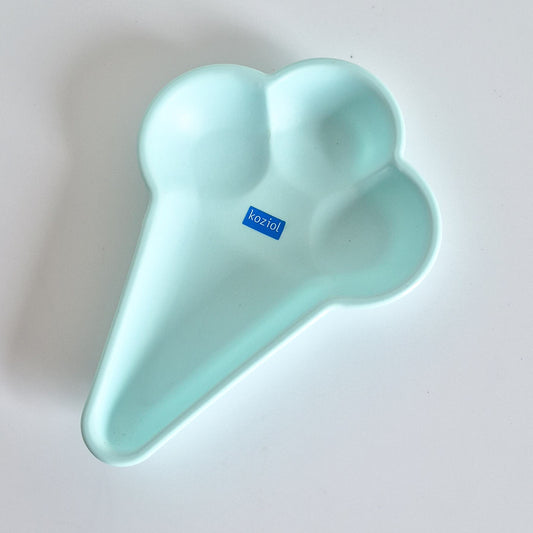 Coupelle glace bleue Koziol W.Germany vintage