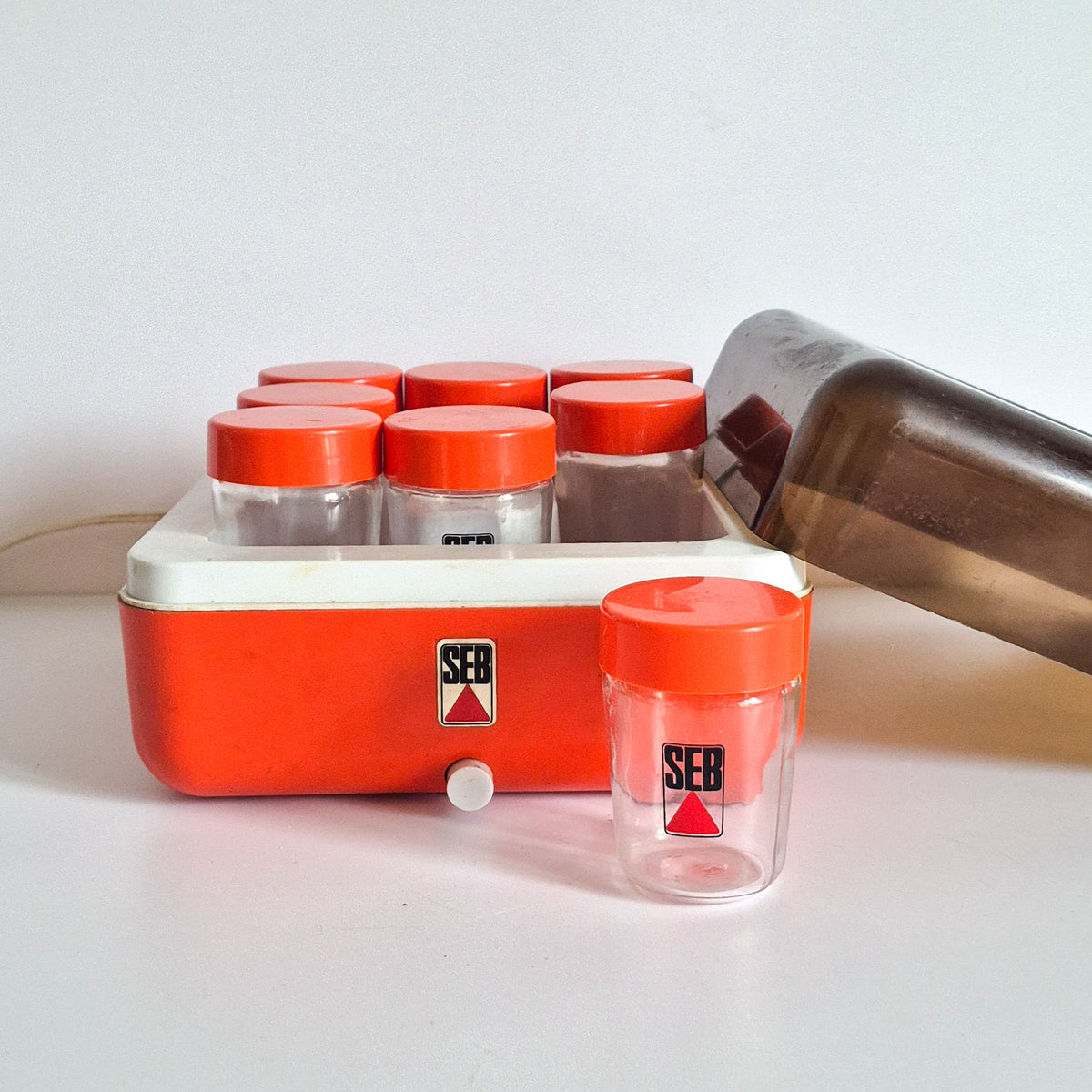 Yaourtière seb orange vintage