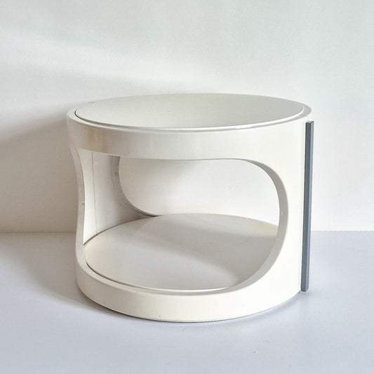 Chevet plastique blanc Prisunic 70s