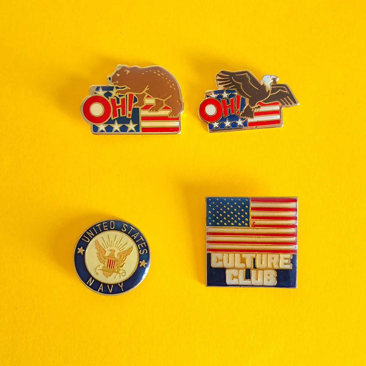 Pins US vintage - Au choix