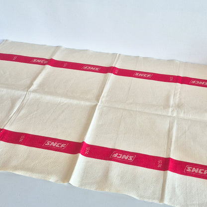Torchon XXL SNCF 1974 vintage